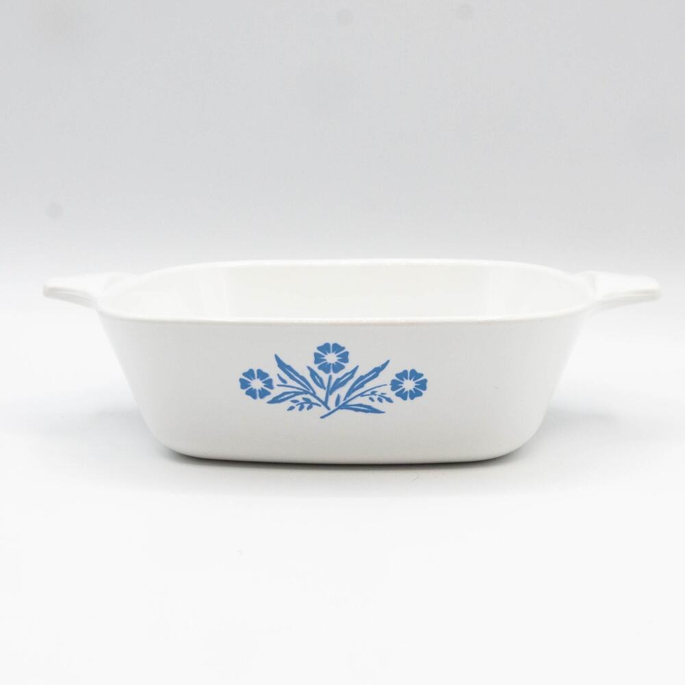 Vintage CORNING WARE Blue Cornflower Petite Pan P-41 Mini Casserole Dish